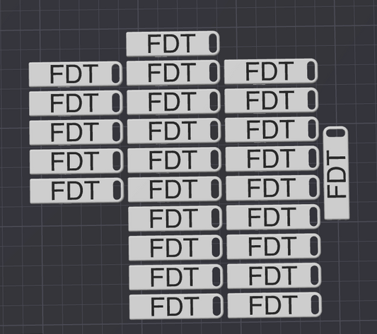*NEW* Batch of 50 FDT whistles